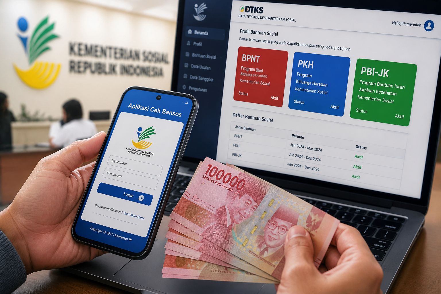Kemensos Percepat Digitalisasi Bansos, Data Lintas Sektor Jadi Kunci
