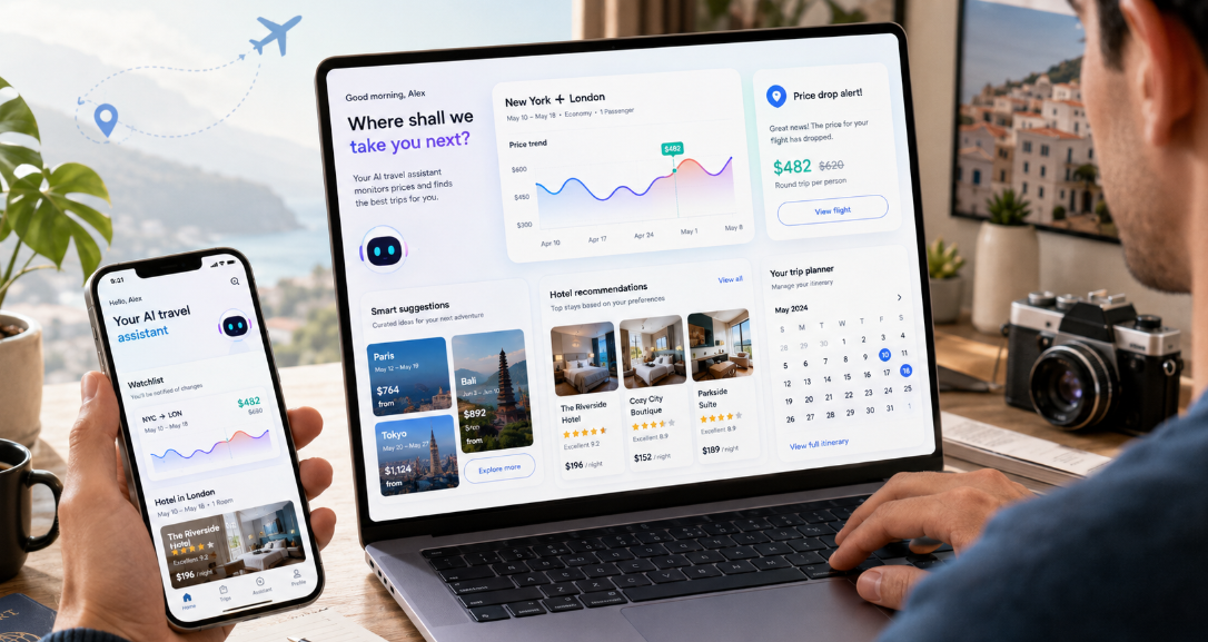 Google AI Mode Kini Bisa Pantau Harga Tiket Pesawat dan Bantu Pesan Hotel