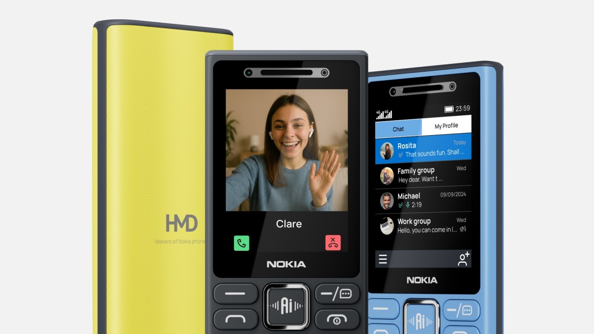 HMD Siapkan Rangkaian Feature Phone NokiaTerbaru yang Dilengkapi dengan Tombol AI