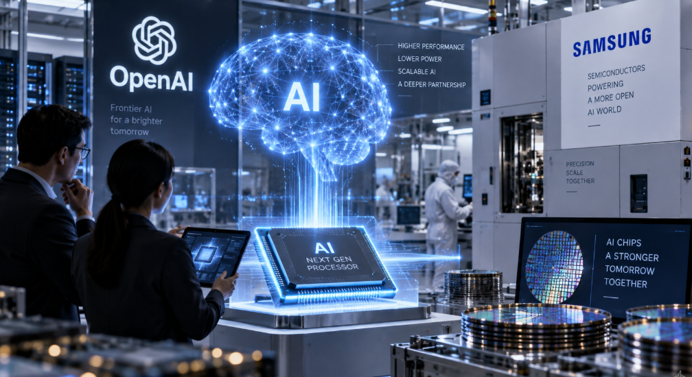 OpenAI Sebut Kerja Sama Chip Generasi Baru dengan Samsung Makin Dalam