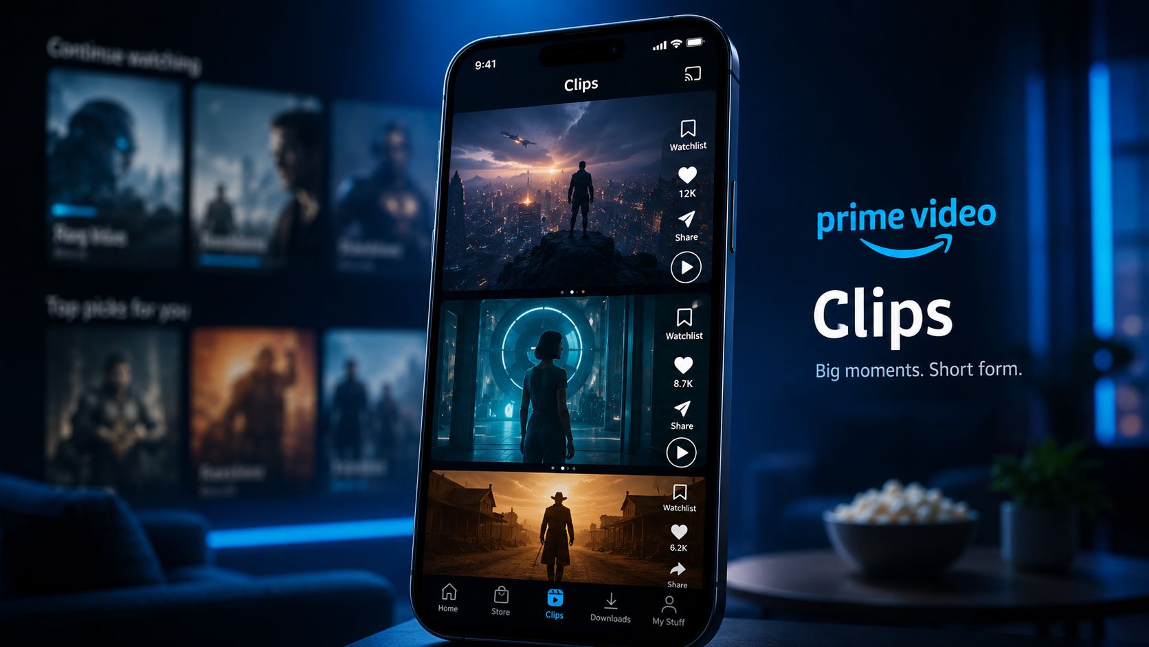 Prime Video Tambahkan Feed Clips Bergaya TikTok