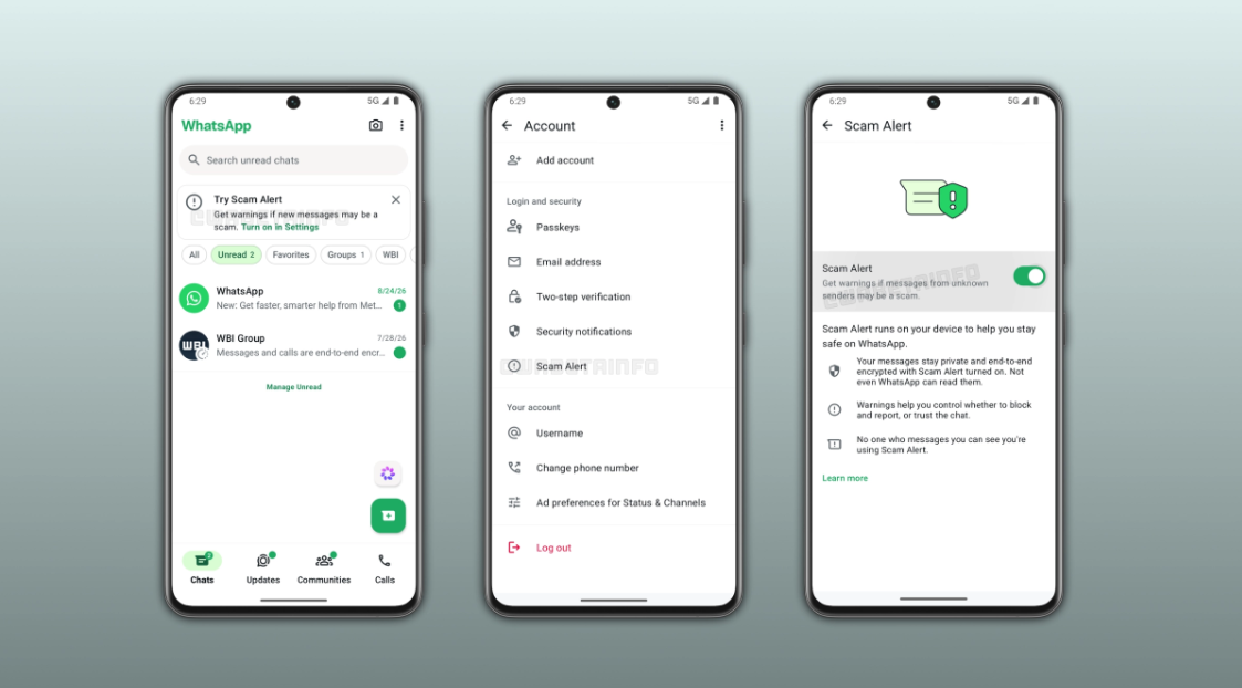 WhatsApp Mulai Uji Scam Alert ke Pengguna Beta Android
